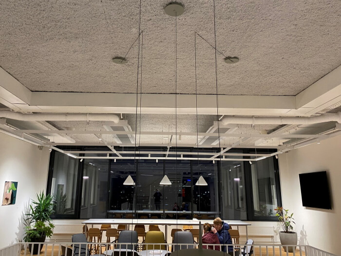 Acoustic Correction Using Spray On Flocking the Projiso Solution